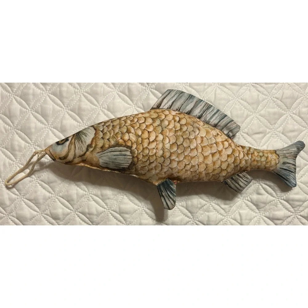 Fish Shape Bedroom Plush Stuffed Toy Home Decor With Rope